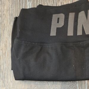 PINK Victoria's Secret Black Active Leggings